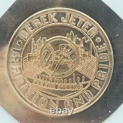 Derek Jeter New York Yankees Stadium 1995-2014 Copper Die Proof Minting Strike