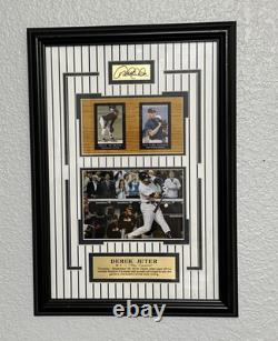 Derek Jeter New York Yankees Stadium Farewell At-Bat withLaser Etched Autograph