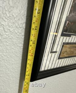 Derek Jeter New York Yankees Stadium Farewell At-Bat withLaser Etched Autograph