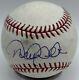 Derek Jeter Signed 2009 Yankee Stadium Game Used Baseball Autographed Jsa Loa