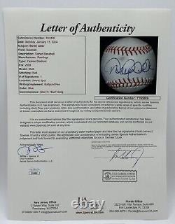 Derek Jeter Signed 2009 Yankee Stadium Game Used Baseball Autographed JSA LOA
