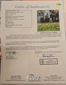 Derek Jeter Signed Autographed 8x10 Photo Final Game At Yankee Stadium JSA LOA