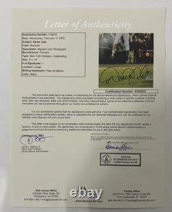 Derek Jeter Signed Autographed 8x10 Photo Final Game At Yankee Stadium JSA LOA