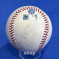 Derek Jeter Signed Game Used Baseball Yankee Stadium 2004 Steiner COA Letter