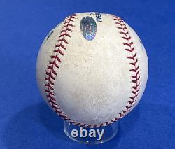 Derek Jeter Signed Game Used Baseball Yankee Stadium 2004 Steiner COA Letter