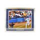Derek Jeter Signed Game Used Yankee Stadium Wall Framed Collage Le #2/2 Steiner