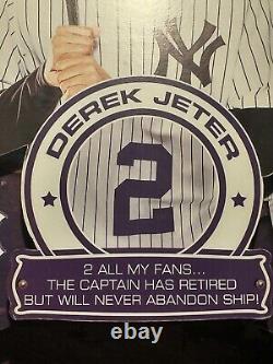 Derek Jeter Yankee Stadium Steiner Sports Store Sign 1/1, 2008 FanCave. Rare