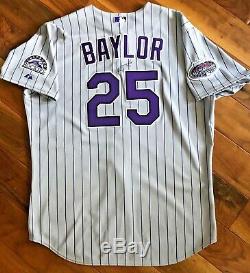 Don BaylorAll-Star Game(New York) Worn / Used Jersey Uniform! Yankee Stadium