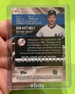 Don Mattingly 2021 Topps Stadium Club Chrome Auto Autograph /25 New York Yankees