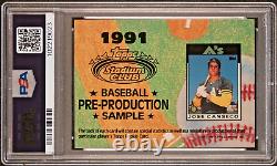 Don Mattingly New York Yankees RARE 1991 Topps Stadium Club Promo PSA MINT 9
