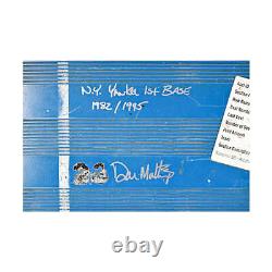 Don Mattingly & Tino Martinez Dual Signed Yankee Stadium Bleacher Seat MLB Auth