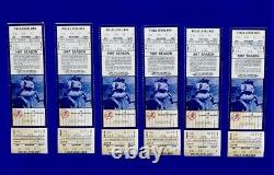 Don Mattingly Yankees Home Run Game Streak 6 Full Tickets/july 10, 1987 Hr #3/8