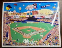 Double-Sided Original/Signed Prints By Al Schreiber & Jill Hand -Yankees Stadium