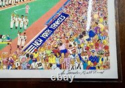 Double-Sided Original/Signed Prints By Al Schreiber & Jill Hand -Yankees Stadium