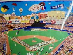 Double-Sided Original/Signed Prints By Al Schreiber & Jill Hand -Yankees Stadium