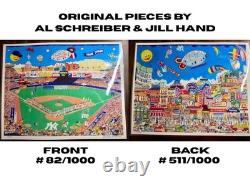 Double-Sided Original/Signed Prints By Al Schreiber & Jill Hand -Yankees Stadium