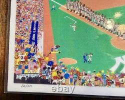 Double-Sided Original/Signed Prints By Al Schreiber & Jill Hand -Yankees Stadium