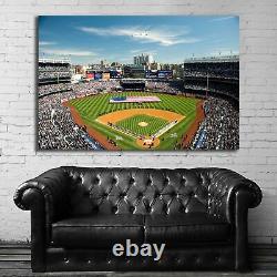 EB001 Yankees Stadium Baseball New York Sports Athlete Poster and Canvas