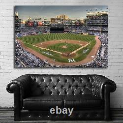 EB003 Yankees Stadium Baseball New York Sports Athlete Poster and Canvas
