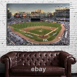 EB003 Yankees Stadium Baseball New York Sports Athlete Poster and Canvas
