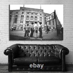 EB005 Yankees Stadium Baseball New York Sports Athlete Poster and Canvas