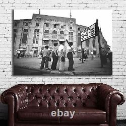 EB005 Yankees Stadium Baseball New York Sports Athlete Poster and Canvas