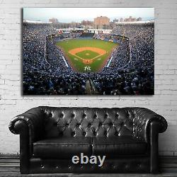 EB006 Yankees Stadium Baseball New York Sports Athlete Poster and Canvas