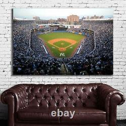 EB006 Yankees Stadium Baseball New York Sports Athlete Poster and Canvas