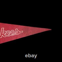 EXC+ Vintage 1969 MLB Mickey Mantle Day June 8 New York Yankees Stadium Pennant