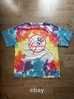 Eric Emanuel x New York Yankees Tie Dye T Shirt Men's XL Yankee Stadium New