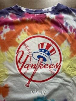 Eric Emanuel x New York Yankees Tie Dye T Shirt Men's XL Yankee Stadium New