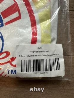 Eric Emanuel x New York Yankees Tie Dye T Shirt Men's XL Yankee Stadium New