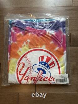 Eric Emanuel x New York Yankees Tie Dye T Shirt Men's XL Yankee Stadium New