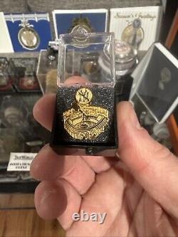 Extremely Rare Bob Sheppard Day Press Pin 5/7/2000 Yankee Stadium New York