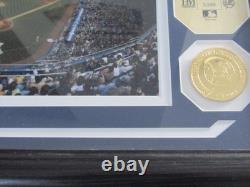 FRAMED LIMITED EDITON PHOTO NY NEW YORK YANKEES STADIUM With INFIELD DIRT COIN