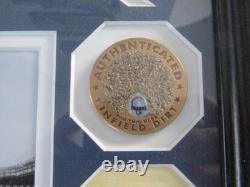 FRAMED LIMITED EDITON PHOTO NY NEW YORK YANKEES STADIUM With INFIELD DIRT COIN