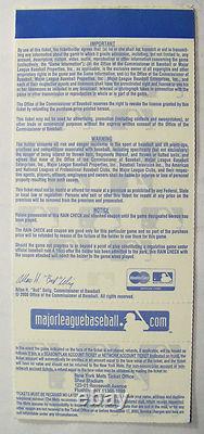 FULL TICKET NY Yankees 2000 METS LAST World Series WIN Shea Stadium 10/24/00 Gm3