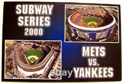 FULL TICKET NY Yankees 2000 METS LAST World Series WIN Shea Stadium 10/24/00 Gm3