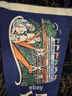 Felt New York Yankees Pennant Vintage 1920. 1930 RARE YANKEE STADIUM Babe Ruth