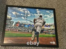 Framed Large Autograph Aaron Judge 16 X 20 Yankee Stadium Photo -fanatics Coa