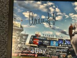 Framed Large Autograph Aaron Judge 16 X 20 Yankee Stadium Photo -fanatics Coa