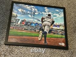 Framed Large Autograph Aaron Judge 16 X 20 Yankee Stadium Photo -fanatics Coa