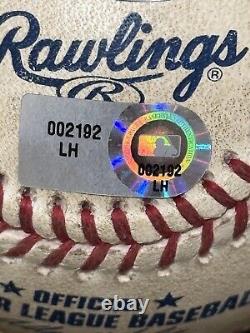 GAME USED FINAL SEASON Old Yankee Stadium 2008 Baseball Dual MLB Steiner COA