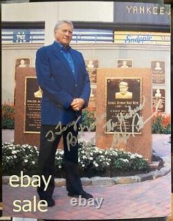 GEORGE STEINBRENNER Signed Photo Autograph & Letter YANKEES STADIUM Baseball MLB