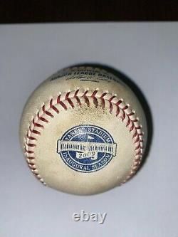 Game Used 2009 New York Yankees Inaugural Season Yankee Stadium Mlb Rare