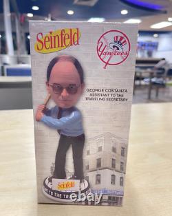 George Costanza Bobblehead New York Yankees SGA 7/5/24 Seinfeld Giveaway NIB