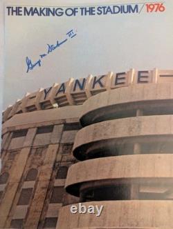 George Steinbrenner Yankees signed Yankee Stadium 1976 awesome