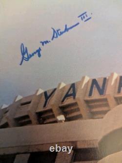 George Steinbrenner Yankees signed Yankee Stadium 1976 awesome