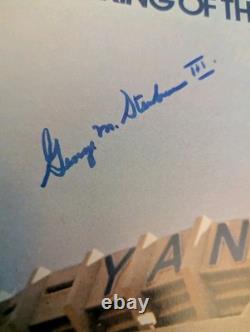 George Steinbrenner Yankees signed Yankee Stadium 1976 awesome
