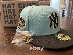 HC Exclusive New Era 59Fifty New York Yankees Stadium Patch Hat Mint Size 7